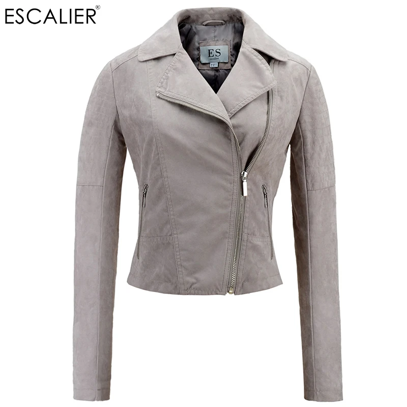 Куртка Escalier женская из искусственной кожи на молнии|jacket coat|coat fashionfashion coat |