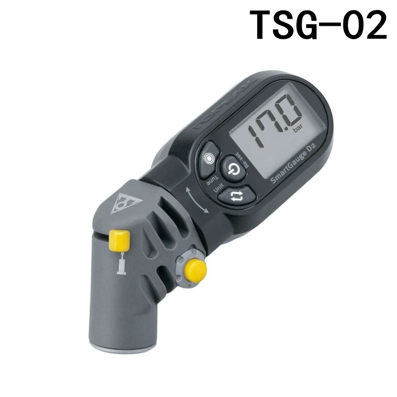 Topeak TSG-02 TSUTG-03 велосипедный цифровой SmartGauge электронные воздуха в шинах Давление манометр велосипед 250/300 фунтов/кв. дюйм ЖК-дисплей вращающейся головкой - Цвет: TSG-02