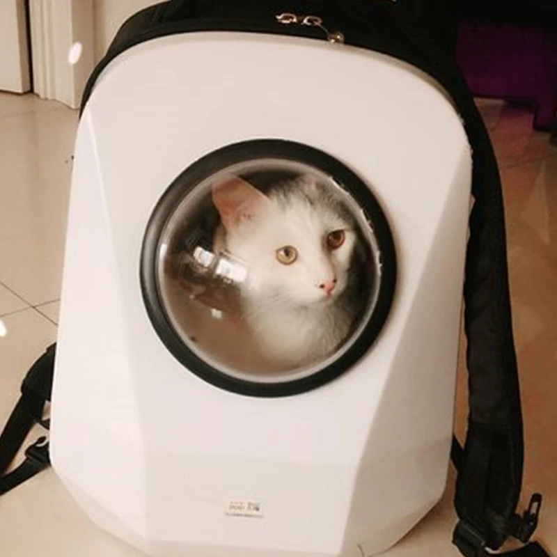 Лучшая космическая переноска для домашних животных в форме капсулы дышащий