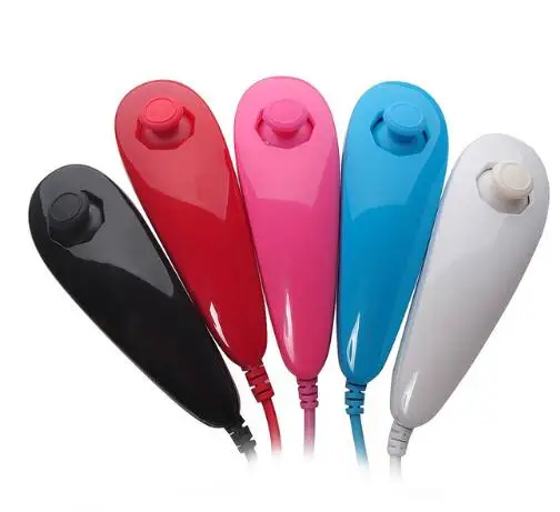 2019 новый цвет для пульта дистанционного управления NUNCHUCK Wii black nunchunk пульт usb