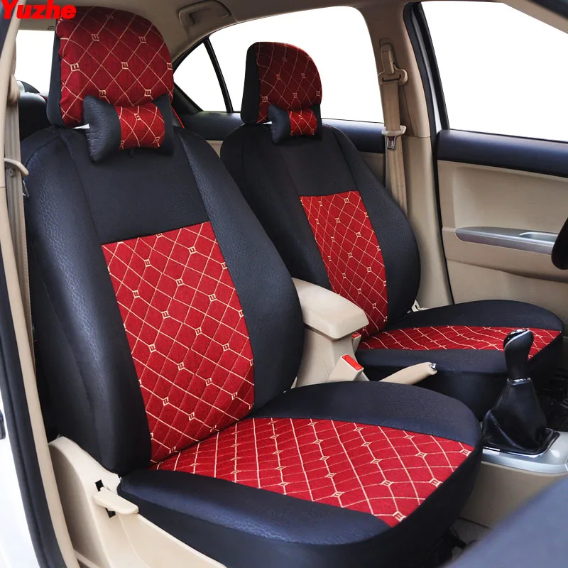 Универсальный автомобильный чехол Yuzhe для vw golf 4 5 VOLKSWAGEN polo 6r 9n passat b5 b6 b7, автомобильные аксессуары, чехол для автомобильного сиденья