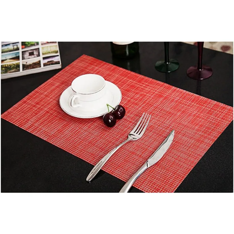 2/6 шт. ПВХ водонепроницаемый салфетки для обеденного стола Кухня инструмент