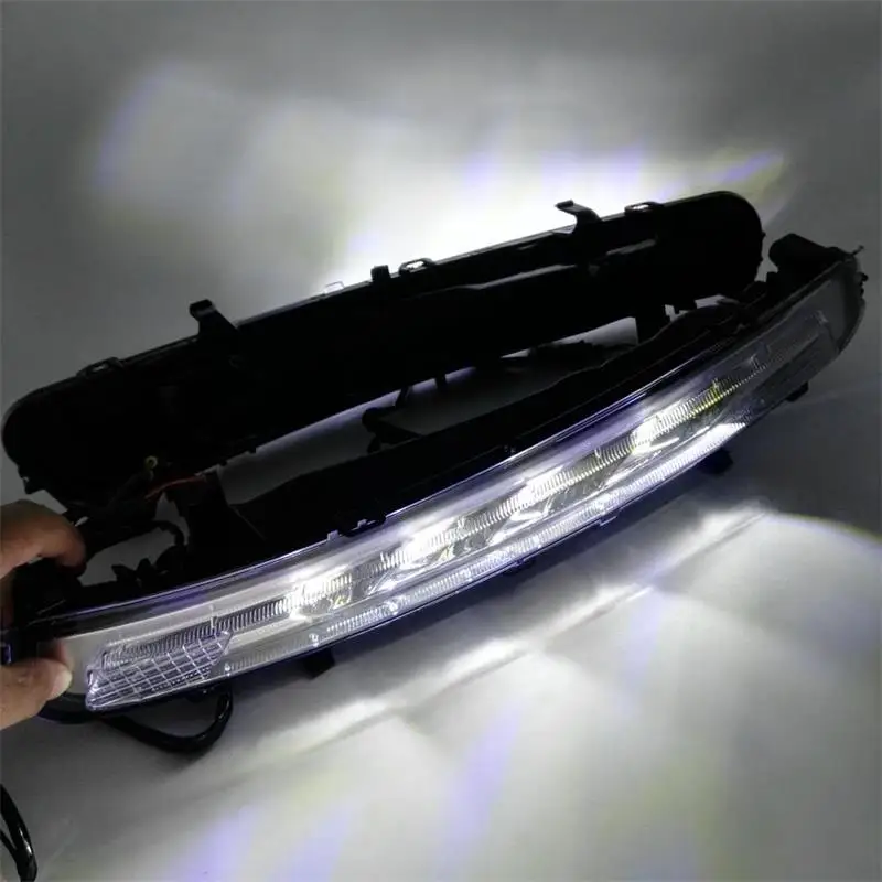 СВЕТОДИОДНЫЙ Автомобильный светильник для Ford Mondeo 2011 2012 2013, автомобильный Стайлинг, светодиодный DRL Дневной ходовой светильник, водонепроницаемый с проводом жгута