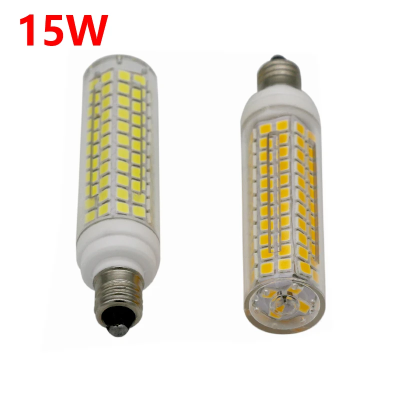AC220V AC110V E11 E12 15 W PC-основа дроссельные светодиодные лампы лампочки «Кукуруза» лампада Bombillas заменить 100 W-150 W галогенная лампа