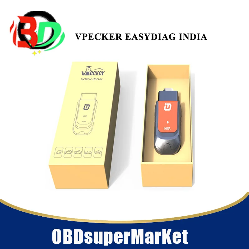 VPECKER EASYDIAG V8.2 индийская версия беспроводной OBDII OBD2 полный диагностический