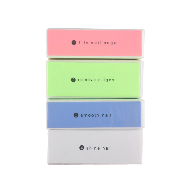 10 шт./лот пилка для ногтей буфер Полировочный блок шлифовальный инструмент
