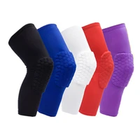 1pc basketball knee pads sleeve honeycomb brace elastic kneepad protective gear patella foam support volleyball support