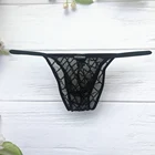 Мужские черные сексуальные прозрачные трусы, прозрачные сетчатые трусы, сексуальное нижнее белье для мужчин, трусы для мужчин