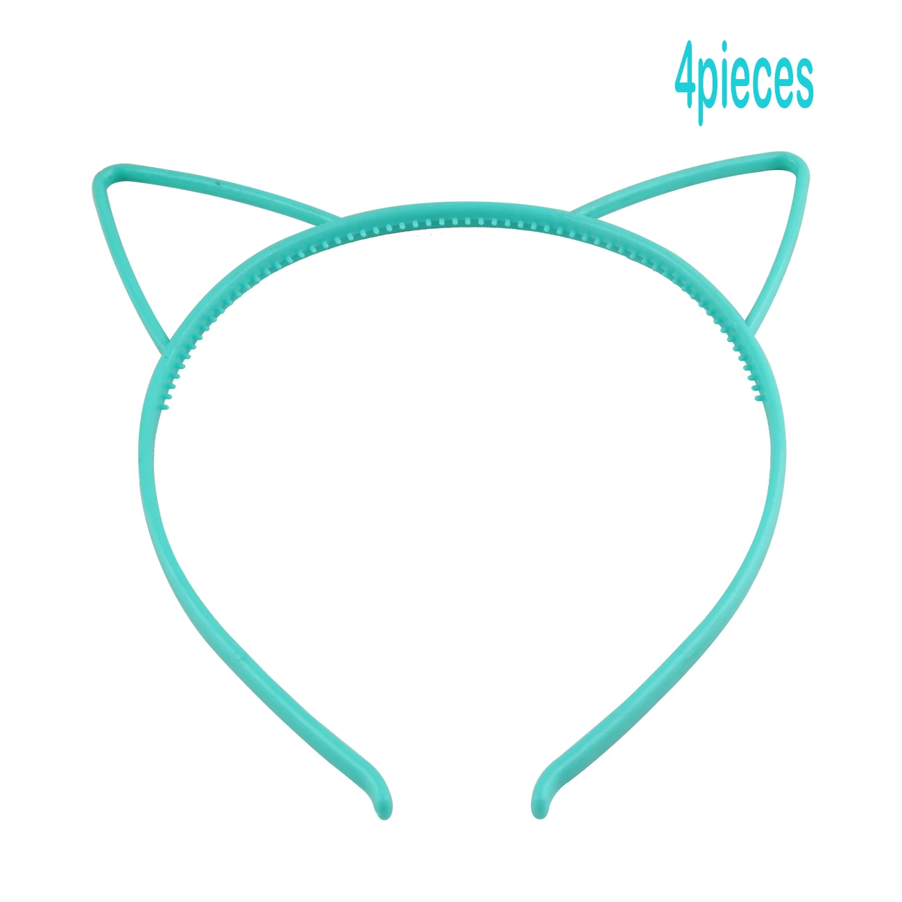 blue cat headband 4 шт. Милая пластиковая головная повязка лента для волос для женщин девочек Корона мультфильм тиара аксессуары для волос Головные уборы Вечеринка принадлежности - Цвет: blue cat headband