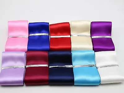 32 8 футов 38 мм двусторонний флейта Свадебное Ремесло выберите свой цвет|double sided satin