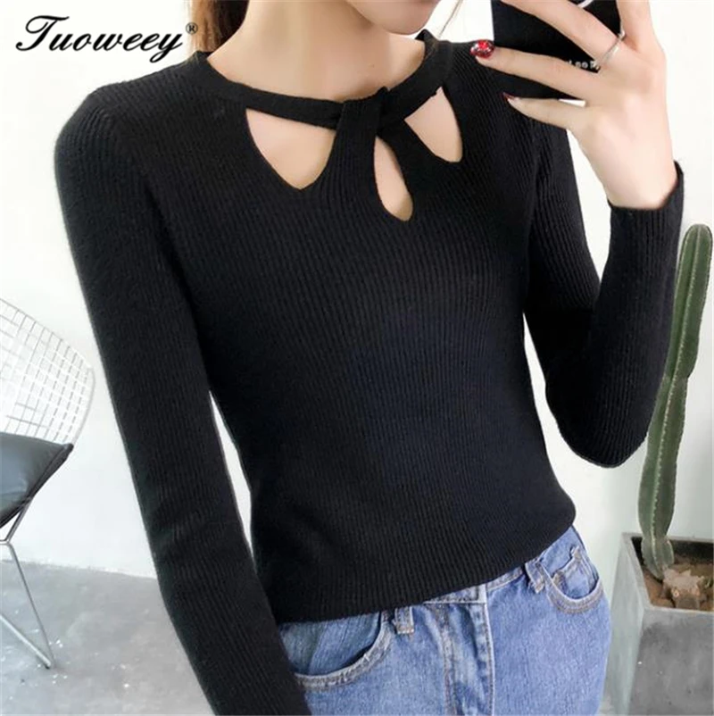 Женский вязаный свитер размера плюс на весну осень зиму 2018 | Женская одежда