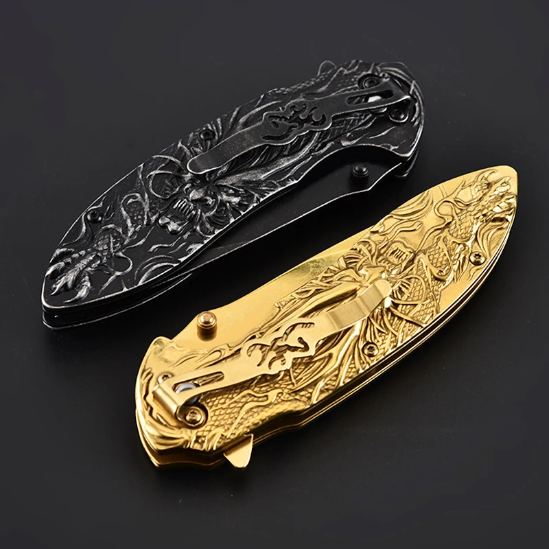 Охотничий складной нож cs go карманный резной с ручкой для выживания ganzo