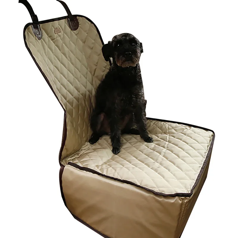 apricot 45x45x58cm Собак Pet Carrier Pad Водонепроницаемый собака сиденье сумка Корзина товары для животных безопасно выполнять домик для кошки сумка для щенков Собака Автокресло - Цвет: apricot 45x45x58cm