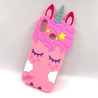 for huawei y6 prime 2019 case y7 pro 2019 fundas 3d unicorn horse soft silicone back cases cover for huawei honor 8a phone coque