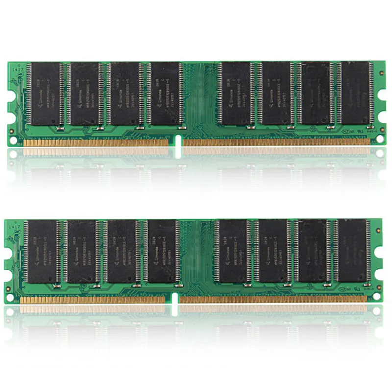 Оперативная Память DDR 333 МГц 2 Гб (2pcsX1GB) PC2700 SD RAM не ECC настольная DIMM 184 Pin ноутбук ПК s