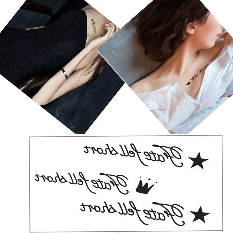 Bittb 5 шт. профессиональные временные татуировки Стикеры поддельные несмываемые