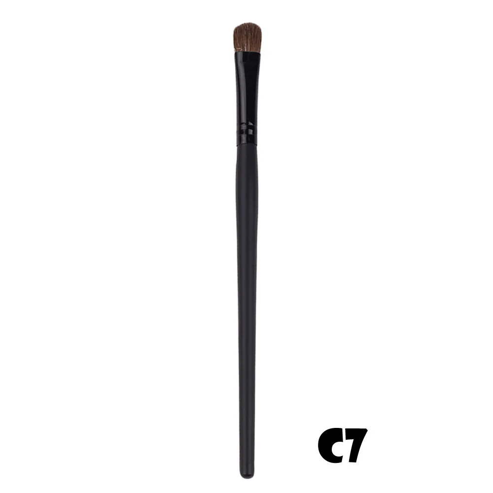 E MSQ ресниц Кисть для губ Макияж Кисть Eye Shadow Brush Косметика, смешивание Brush Tool Z4 - Handle Color: E