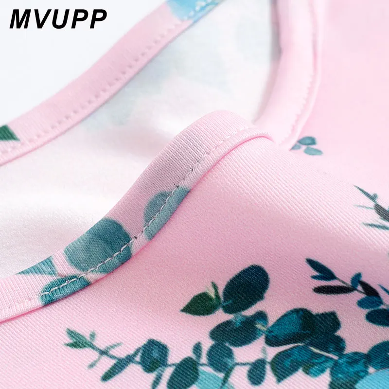 MVUPP платья для мамы и дочки с цветочным принтом одежда платье принцессы