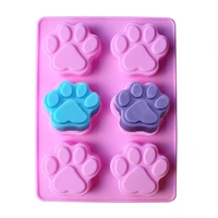 cat paw print bakeware silicone mould cake decorating tools