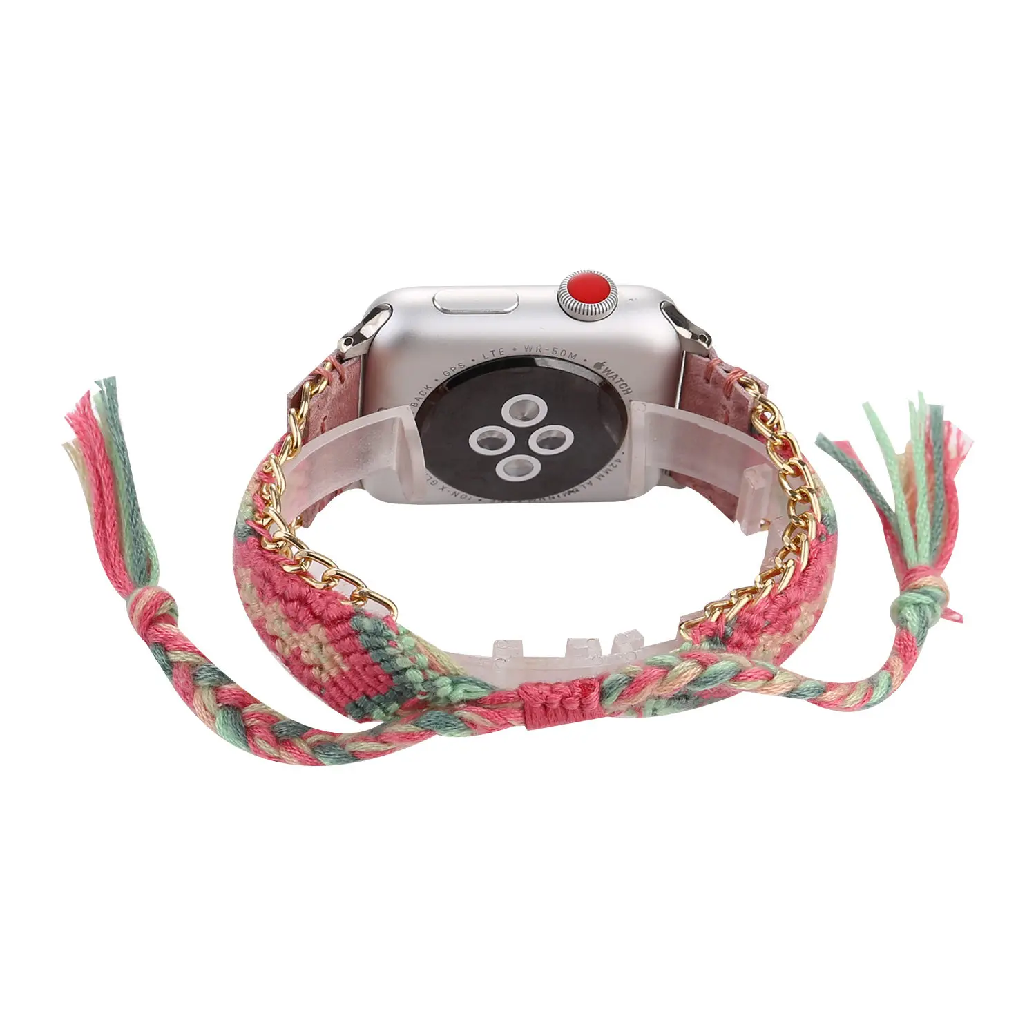 Ремешок вязаный для Apple Watch Band 42 44 мм 38 40 цветной шерстяной сменный Браслет iWatch Series