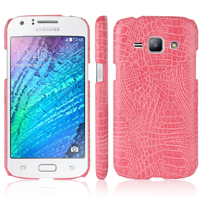 For Samsung Galaxy J1 Case 4.3 inch Luxury Crocodile Pattern Leather Cover J100F J100FN J100H J100M Cases | Мобильные телефоны и