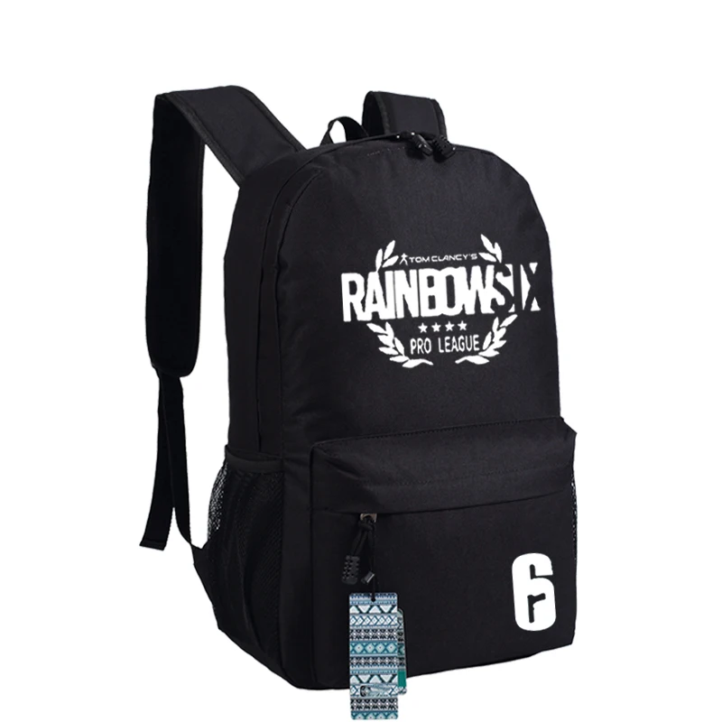 Игровой рюкзак Tom Clancy's Rainbow Six Siege, мужской военный рюкзак, унисекс, школьные сумки для студентов, брезентовый Рюкзак для ноутбука, рюкзак для путешествий