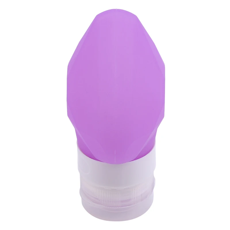 purple Новинка, милая портативная Косметическая банка для путешествий, портативные аккумуляторные бутылки, силиконовый лосьон для ухода за кожей, шампунь, гель, контейнеры для выдавливания - Цвет: purple