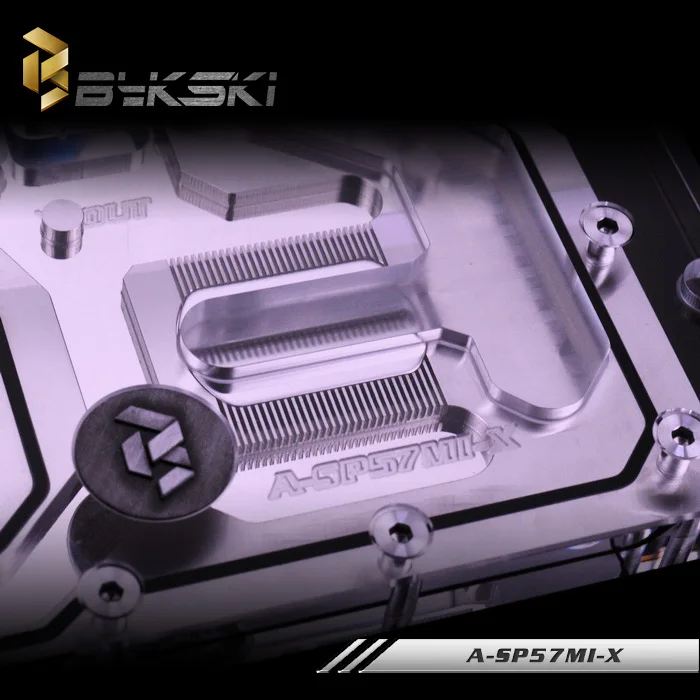 Bykski A-SP57MI-X блок водяного охлаждения GPU для Sapphire RX570 4G D5 It