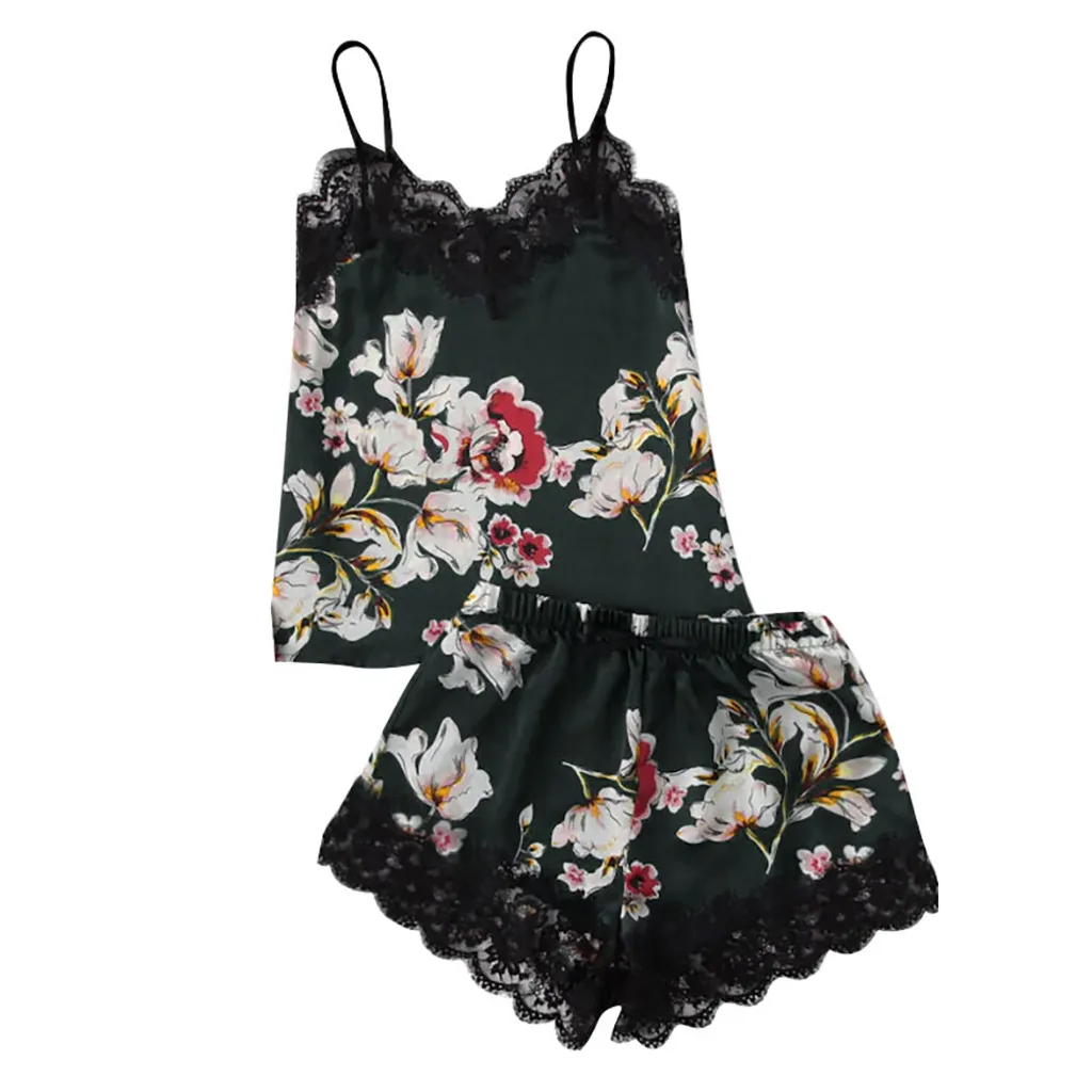 Пижамный комплект женский пикантное кружевное нижнее белье на бретельках с