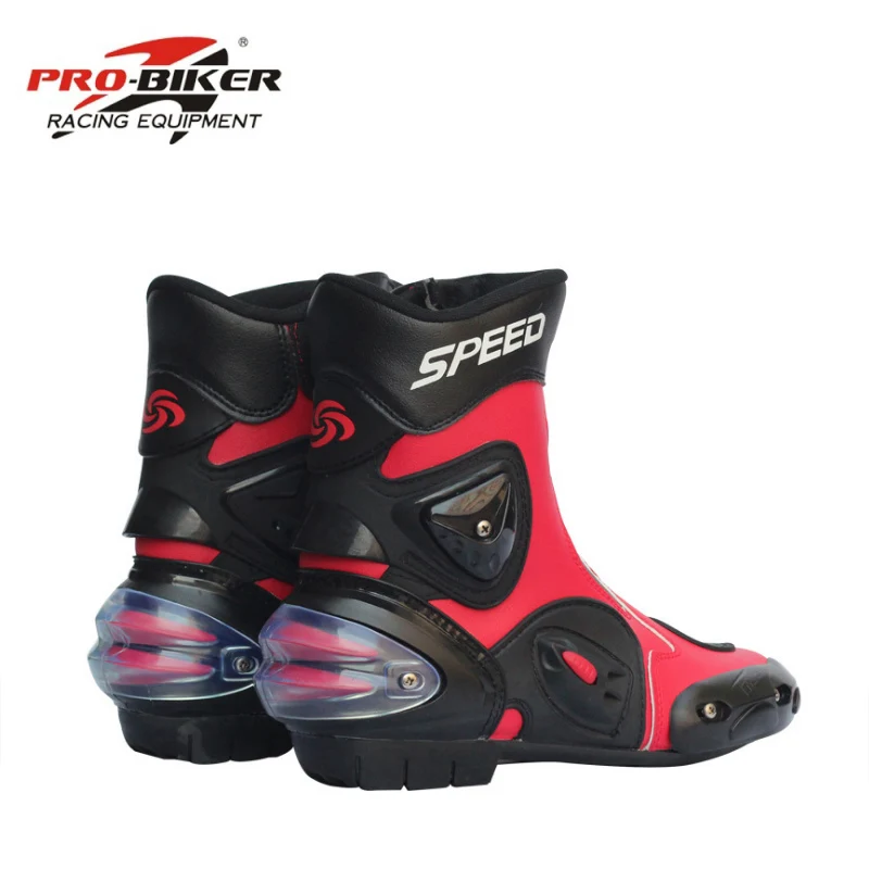 Профессиональная Байкерская скоростная обувь мотоциклетные гоночные ботинки