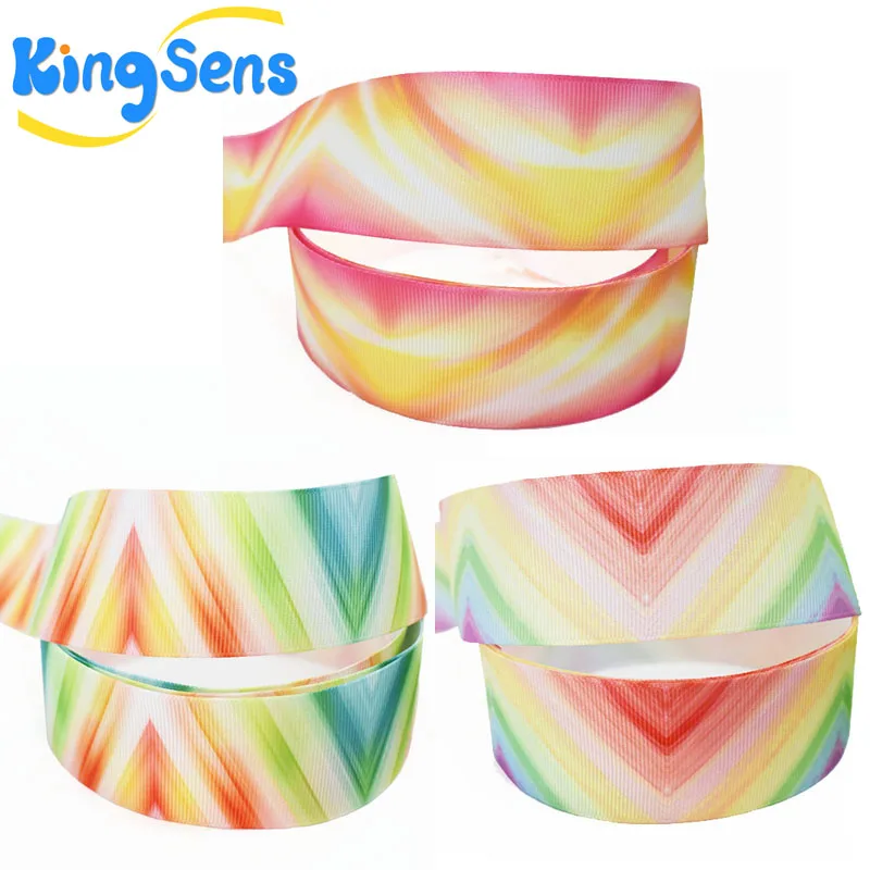 Лента-корсаж Складная с радужным градиентом 38 мм