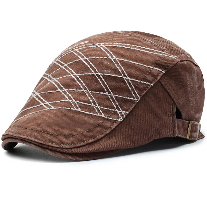 Fashion Spring Summer Jeans Hats for Men Women High Quality Casual Unisex Denim Beret Caps OutDoors Flat Sun Cap for Cowboy