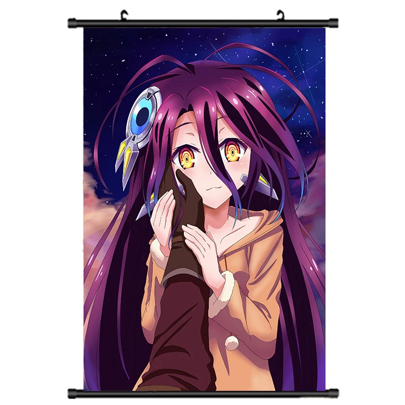 Японские декоративные картины аниме NO GAME LIFE Jibril & Sora Hatsuse Izuna домашний декор