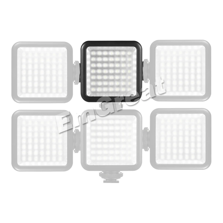 49Pcs LED Phone Video Light Photo Lighting on Camera Hot Shoe LED Lamp for iPhoneX 8 Camcorder Canon / Nikon DSLR Live Stream
