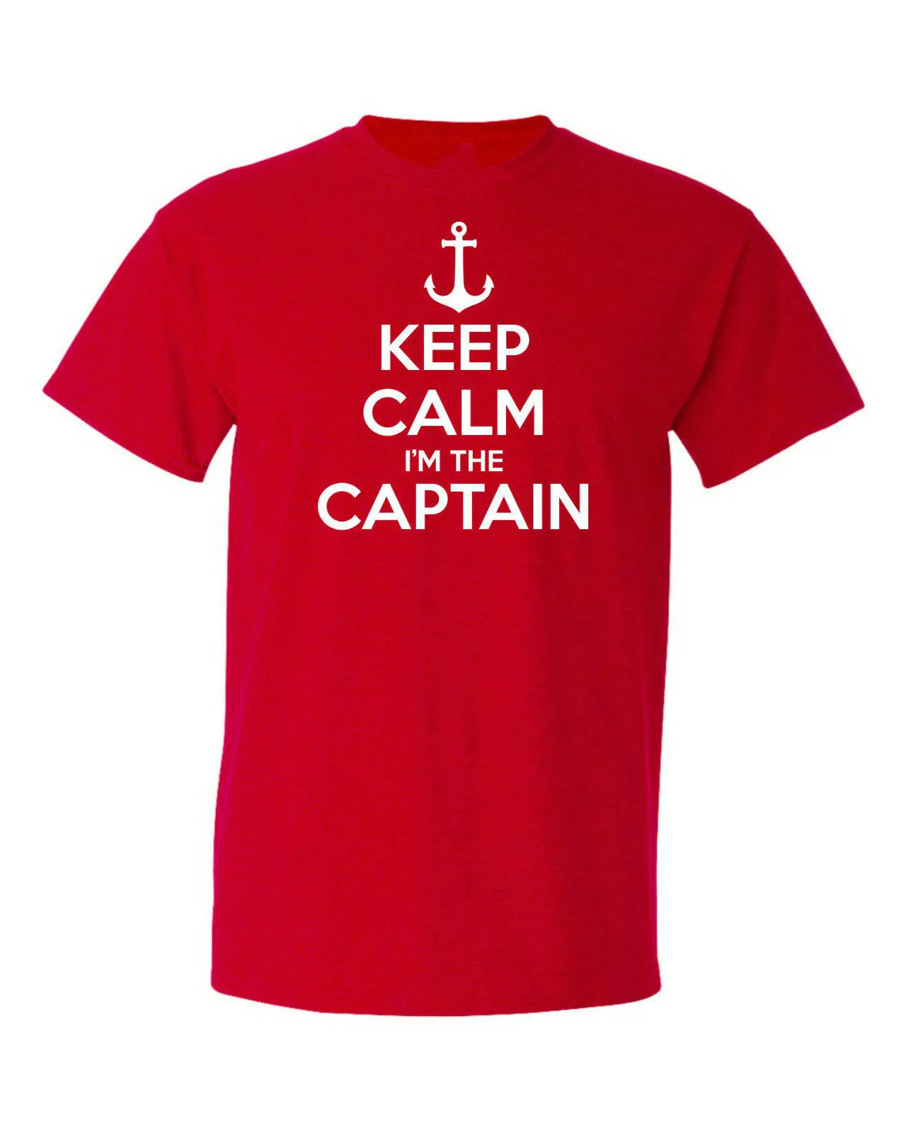 Забавная Мужская Футболка KEEP CALM I THE CAPTAIN подарок мужчине моторная лодка парусное