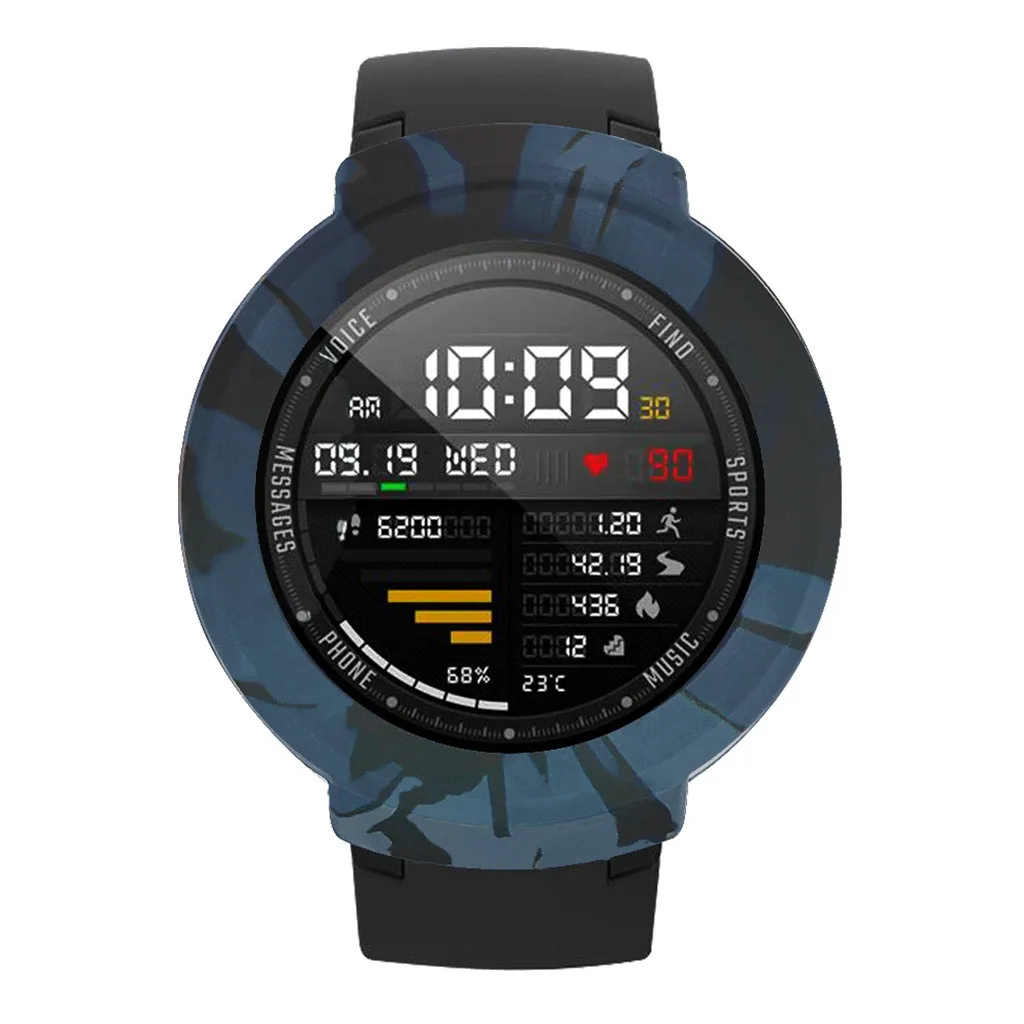 Мягкий ТПУ чехол с полной защитой для умных часов Xiaomi Huami Amazfit Verge сменная рамка