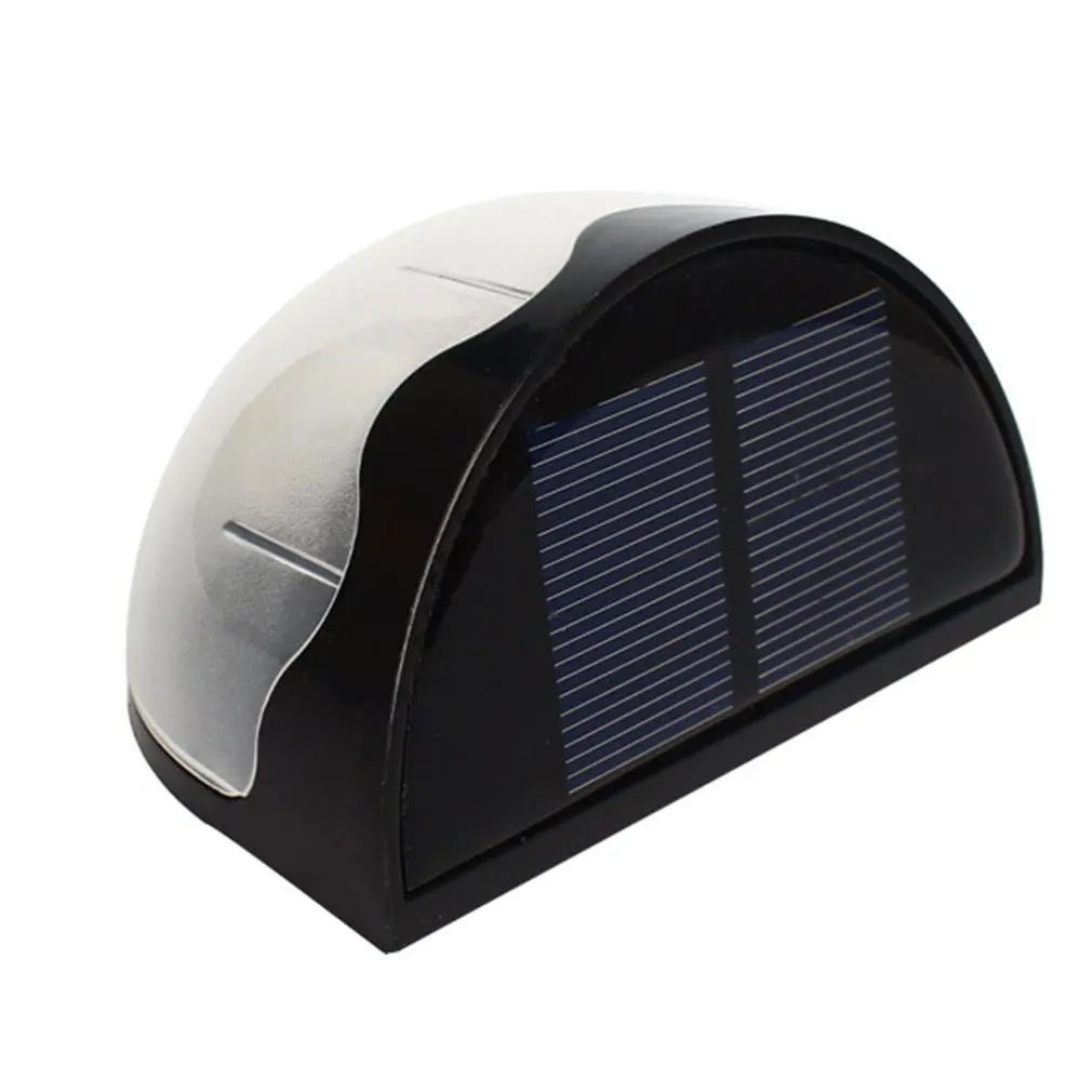 Durable 6PCS LED Solar Lamp Wall Sensor Waterproof Light White Fence Gutter Garden Yard Roof |