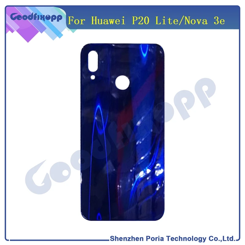 Крышка батарейного отсека для Huawei P20 Lite/Nova 3e стеклянная задняя крышка запасные