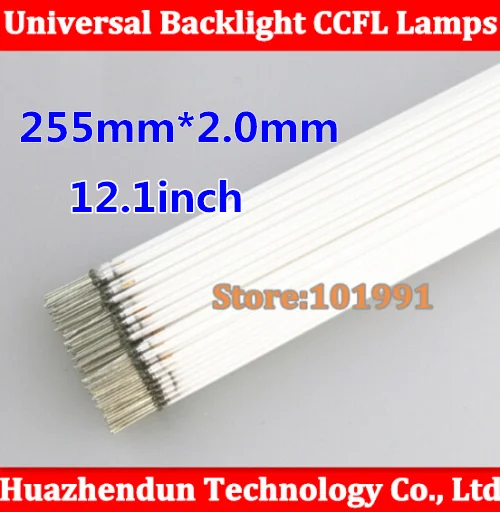 

100pcs Free shipping Supper Light CCFL 255mm*2.0mm 12.1 inchLCD Backlight Lamp ccfl backlight tube 50pcs/lot 255 mm x 2.0mm lcd