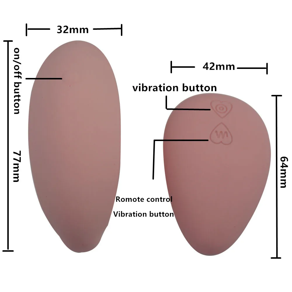 Новый розовый Силиконовый Вибратор vibe egg с дистанционным управлением двойная