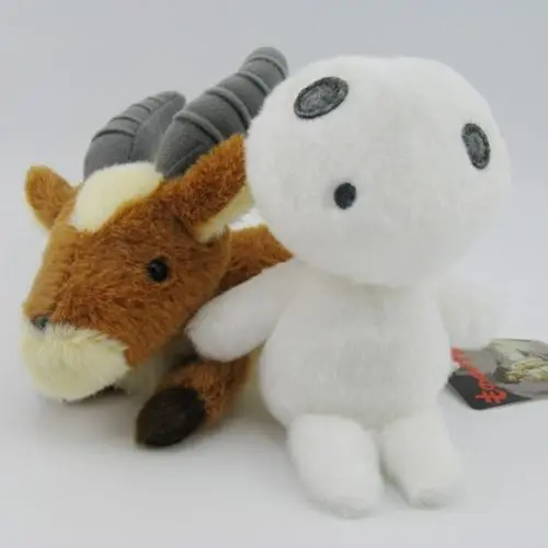 Набор из 2 предметов мягкие плюшевые игрушки принцессы Mononoke Hime yakkuru KODAMA|plush set|toy