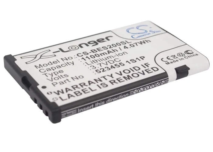 Аккумулятор Cameron Sino 1100 мАч 523455 1S1P для Bea fon S200 S210 VIDEOCON V1612|Аккумуляторы мобильных