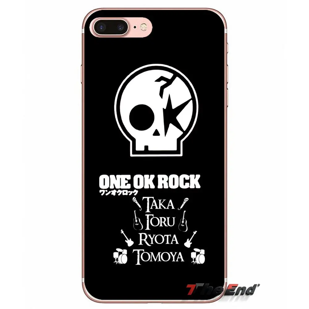 Younger One Ok Rock напечатанный японский ТПУ чехол для iPhone X 4 4S 5 5S 5C SE 6 6S 7 8 Plus Samsung Galaxy J1 J3 J5