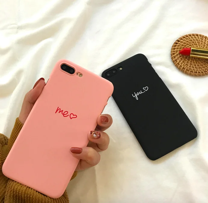 Корейская Простая любовь подходит для 8 plus Apple XS phone shell MAX/XRiphone 7 p/6s индивидуальная