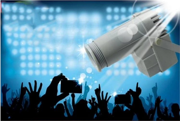 Новинка 9 Вт RGB LED Pinspot Pin Spot Beam Light Stage Lights 7 цветов Изменение KTV DJ Party Effect Spotlight|light