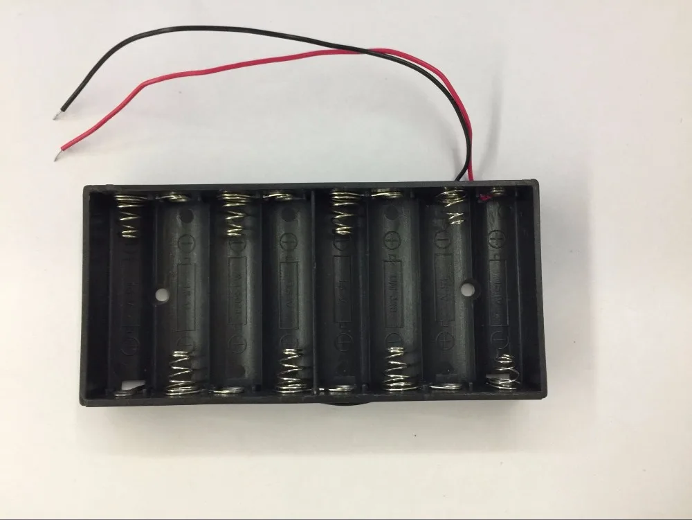 100% новый пластиковый 8X1 5 в AA 2A контейнер для аккумулятора Стандартный 12 чехол |
