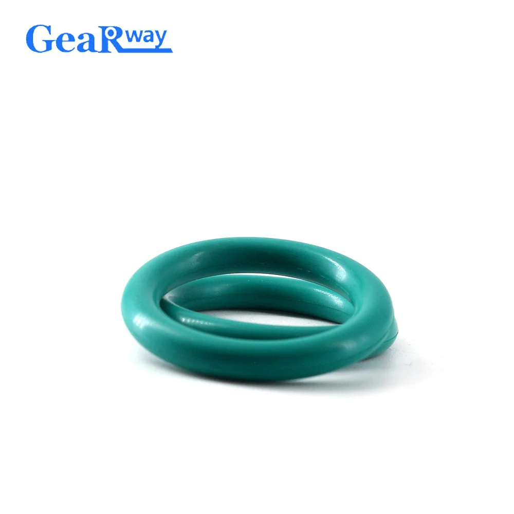 Уплотнительное кольцо Gearway Green FKM уплотнительное 4 мм CS O 12/13/14/15/32/33/34 OD маслостойкое