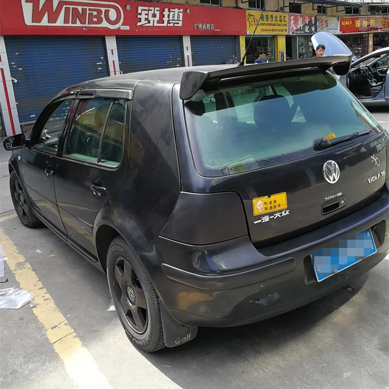 Для MK4 Golf 4 Спойлер ABS Материал заднее крыло автомобиля unpaint цвет VW Golf задний спойлер для Volkswagen Golf спойлер 2004-2008