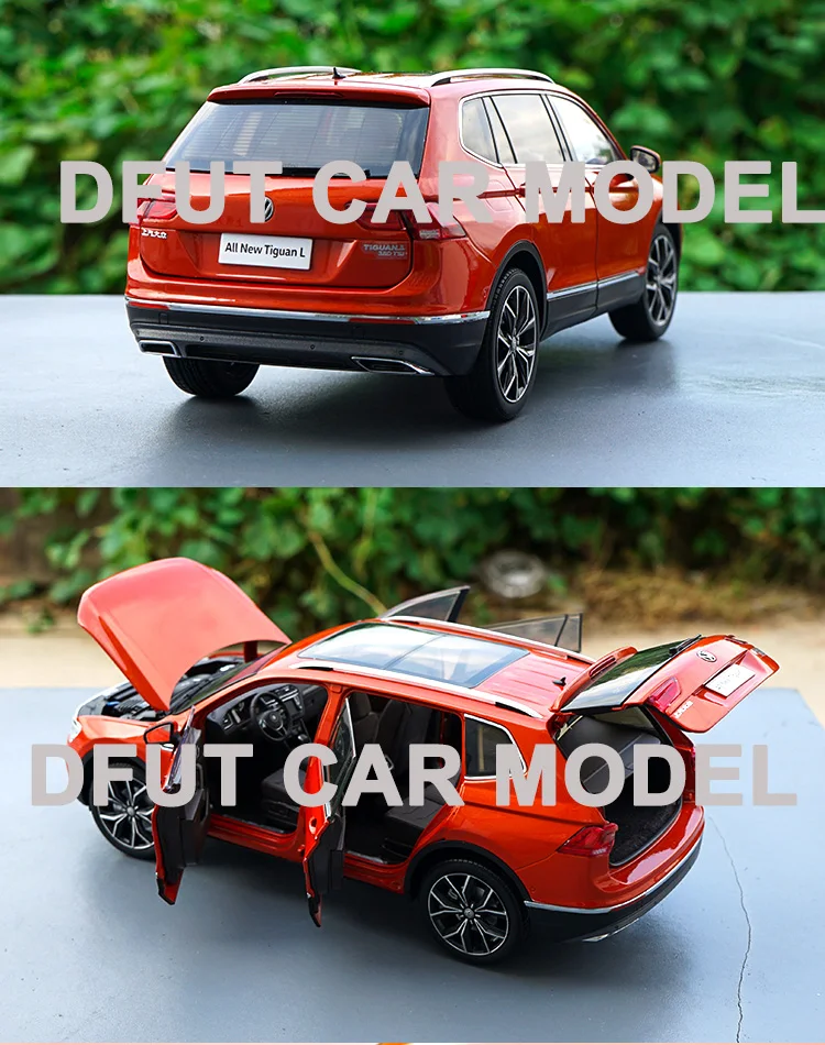 Литая 1:18 игрушка из сплава, модель спортивного автомобиля TIGUAN L, детские игрушечные машинки, оригинальные авторизованные подлинные детские игрушки, подарок