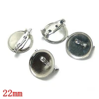 diy brooch base 100pcs 22mm dual brooch back base with clip and safety pin use for brooch and hair jewelrycpam free 02501103
